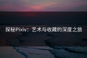 探秘Pixiv：艺术与收藏的深度之旅