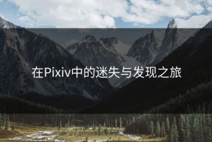 在Pixiv中的迷失与发现之旅