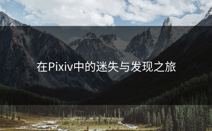 在Pixiv中的迷失与发现之旅 在Pixiv中的迷失与发现之旅